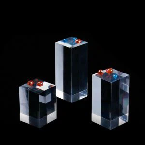 Toko Ritel Handmade Clear Acrylic Display Memblokir Panel Kaca Akrilik