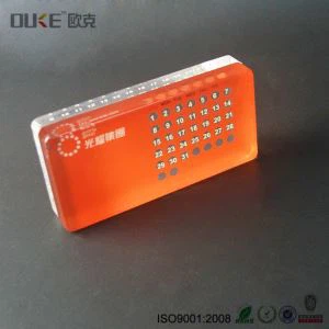 Good Selling Desk Clear Acrylic Calendar Holder Dijual