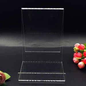 Countertop Clear Perspex A4 Display Stand Leaflet Holders Leaflet Dispenser