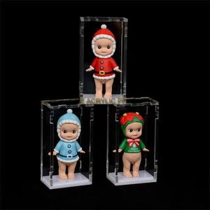 Pabrik partai besar desain kustom Clare Acrylic Display kotak untuk mainan