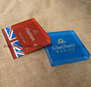 Akrilik fabrikasi produsen plastik akrilik blok dengan Logo