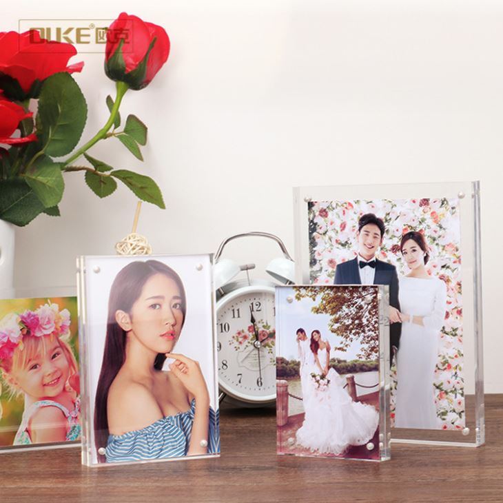China Suppliers Clear Fillet Acrylic Photo Frames