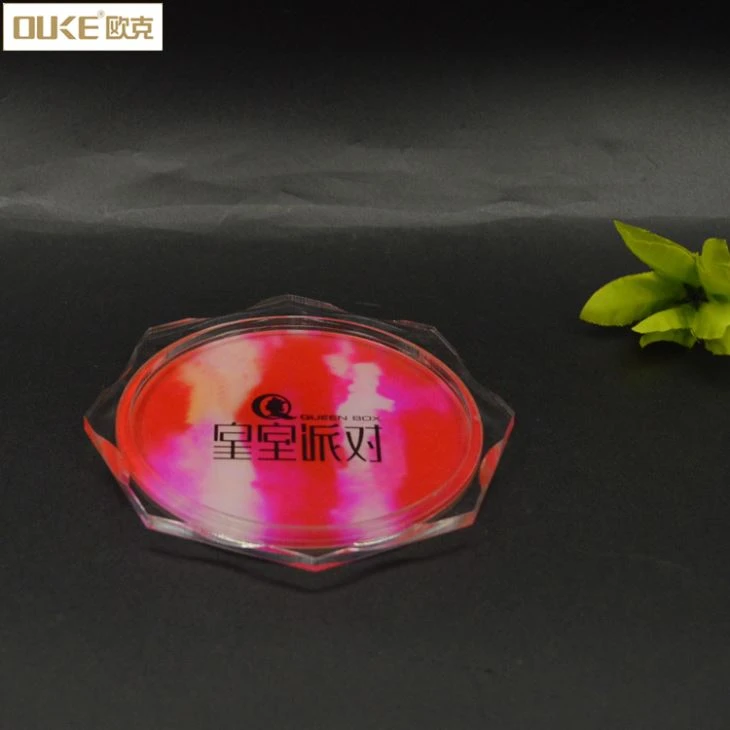 Clear Plastic Acrylic Blank Coaster