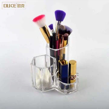 New design tube acrylic cosmetic organizer