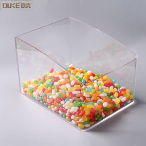 Wadah Plastik Kotak Permen Acrylic Bening