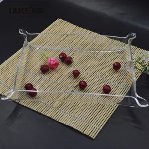 Desain Kustom Baru Batal Acrylic Food Tray Tanpa Menangani