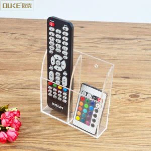Wall Mounted Batal Acrylic Remote Control Holder