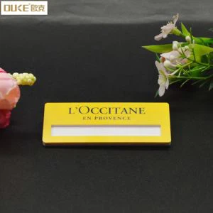 Grosir Lencana Akrilik Kuning Murah Disesuaikan