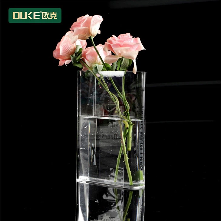 Acrylic Book Vase Acrylic Book Vase