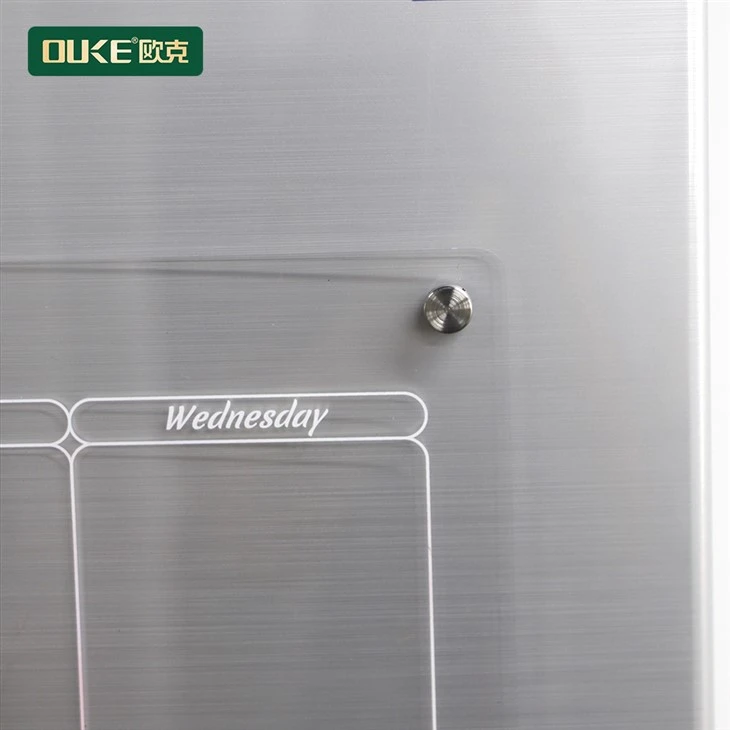 Magnetic Acrylic Calendar For Fridge